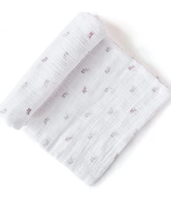 Pehr Swaddles + Blankets Hatching Bunnies Organic Swaddle