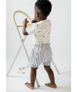 Pehr Blue Pinstripe Shorts Bottoms