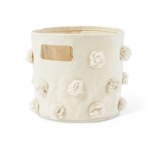 Pehr Natural Pom Pom Mini Basket 3 Pehr Natural Pom Pom Mini Basket