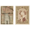 Maileg Dolls + Plushies Sleep Wakey Baby Boy Mouse Box + Toy