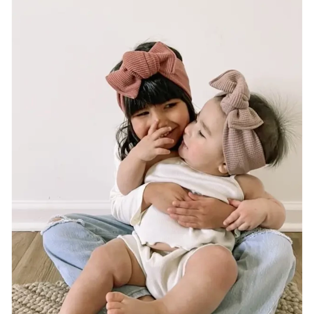 Mae + Skye Petal Waffle Knit Headwrap Headwear 4 Mae + Skye Petal Waffle Knit Headwrap Headwear