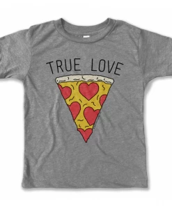 Rivet Apparel True Love Pizza Vintage Tee Graphic Tees