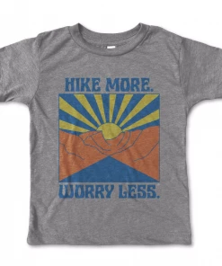 Rivet Apparel Hike More Worry Less Vintage Tee Graphic Tees