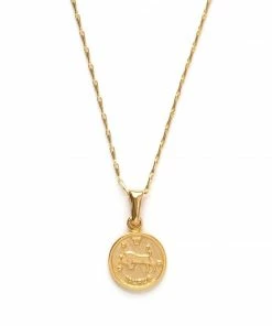 Amano Studio Tiny Zodiac Taurus Gold Necklace Necklaces