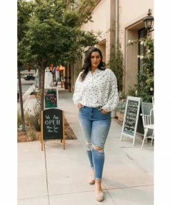 J+j Jeans + Pants Ripped Mid Rise Ankle Skinny Jeans Plus Size