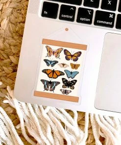 Elyse Breanne Designs Paper Goods Clear Butterfly Banner Sticker