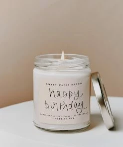 Sweet Water Decor Apothecary Happy Birthday Soy Candle