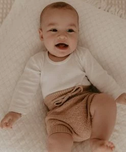 Kute Cuddles Taupe Knit Tie Bloomers