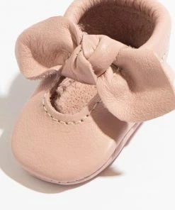 Freshly Picked Footwear Blush Knotted Bow Moccasins