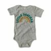 Rivet Apparel Bodysuits Little Brother Heather Stone Vintage Onesie