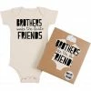 Morado Design Brothers Make The Best Friends Onesie Bodysuits