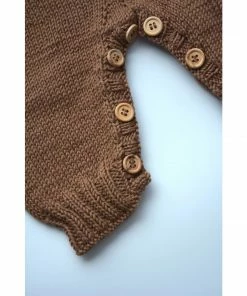 Eli + Nev Chocolate Knit Romper Knits