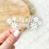Elyse Breanne Designs Clear Its All Good Daisy Sticker Paper Goods