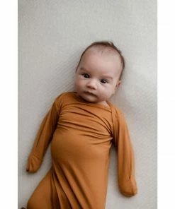 Three Little Tots Harvest Knotted Gown