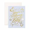 Fox + Fallow Party Time Having A Baby Greeting Card