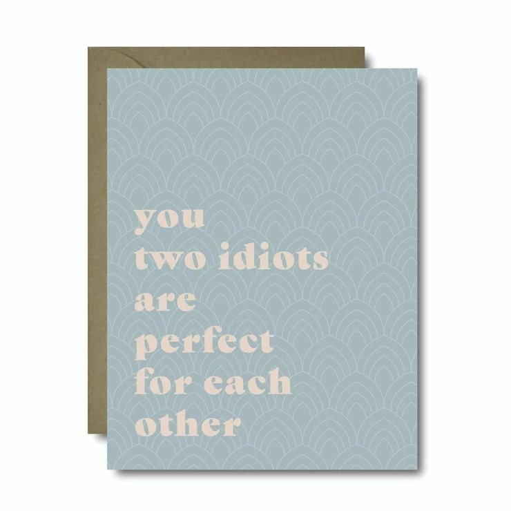 Black Lab Studio Party Time Two Idiots Wedding Greeting Card 3 Black Lab Studio Party Time Two Idiots Wedding Greeting Card