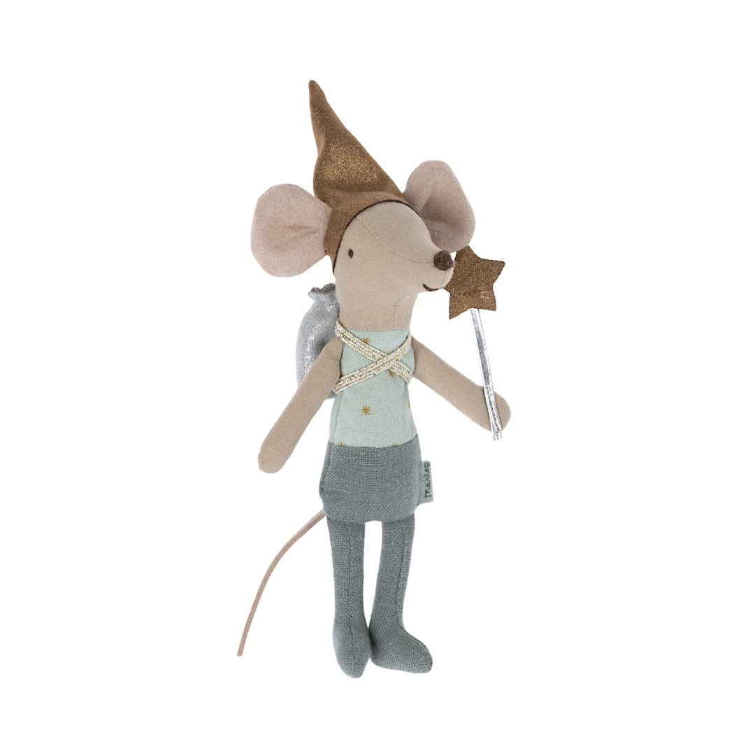 Maileg Blue Tooth Fairy Mouse Box + Toy Dolls + Plushies 4 Maileg Blue Tooth Fairy Mouse Box + Toy Dolls + Plushies