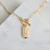 Mesa Blue Moon + Stars Rectangle Toggle Necklace