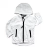 Little Bipsy White Pullover Windbreaker Outerwear