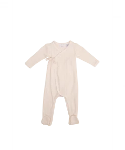Jamie Kay Overalls + Rompers Rose Quartz Organic Cotton Pointelle Wrap Romper