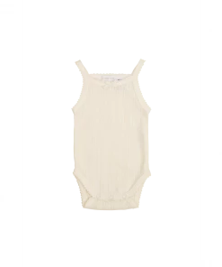 Jamie Kay Natural Organic Cotton Pointelle Bodysuit