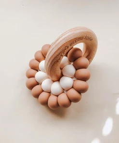 Pretty Please Teethers Canyon Reed Teething Ring Rattle Toy Toys