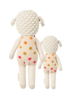 Cuddle And Kind Dolls + Plushies Lucy The Lamb Knit Handcrafted Little Doll