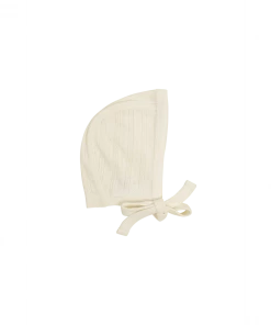 Jamie Kay Headwear Natural Organic Cotton Pointelle Bonnet
