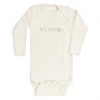 Tenth + Pine Bodysuits Bloom Sage + Natural Organic Long Sleeve Onesie
