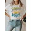 J+j Yellowstone National Park White Tee