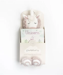 Slumberkins Unicorn Rose Kin - Authenticity Collection