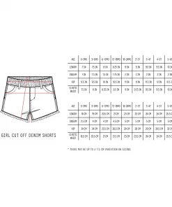 Little Bipsy Bottoms Black Cut Off Distressed Denim Shorties