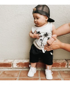 Little Bipsy Black Harem Shorts Bottoms