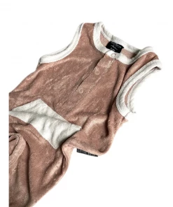 Little Bipsy Cinnamon Terry Cloth Romper
