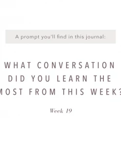 Promptly Journals Cashew Leatherette Gratitude Journal Paper Goods