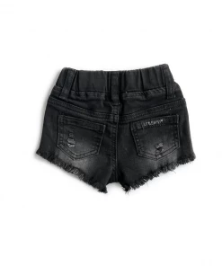 Little Bipsy Bottoms Black Cut Off Distressed Denim Shorties