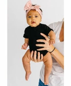 Little Bipsy Black Basic Bodysuit Onesie
