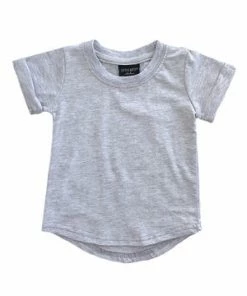 Little Bipsy Tops Grey Basic Tee