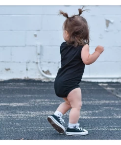 Little Bipsy Bodysuits Black Tank Bodysuit Onesie