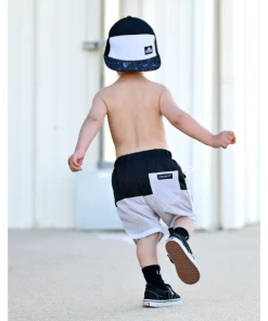 Little Bipsy Bottoms Monochrome Hybrid Swim + Walking Shorts