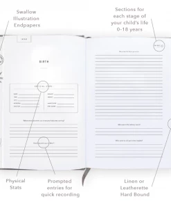 Promptly Journals Cashew Childhood History Journal X Shannon Tripp Paper Goods
