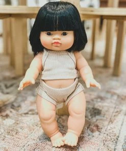 Beige Cream Tank + Bloomer Minikane Set