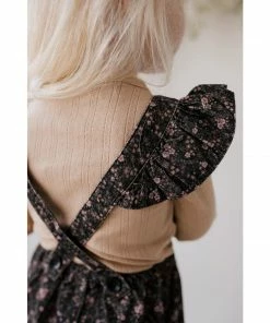 Jamie Kay Peony Floral Organic Cotton Pincord Lucy Romper