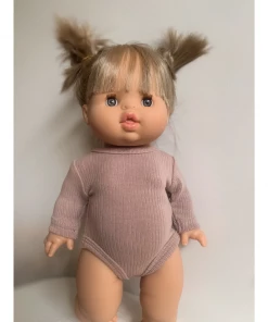 Dolls + Plushies Dusty Mauve Romper Minikane