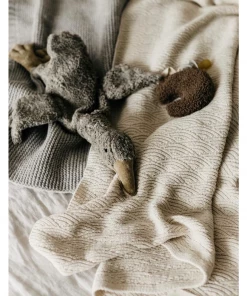 Dappermaenjte Dark Brown Plush Moon Lovey