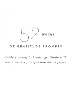 Promptly Journals Cashew Leatherette Gratitude Journal Paper Goods