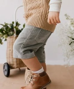 Jamie Kay Dusted Olive Jude Cord Shorts