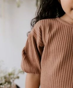 Jamie Kay Bottoms Light Russet Organic Cotton Waffle Shorts