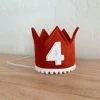 Cutest Little Party # 4 Copper Felt + White Pom Trim + White Crown
