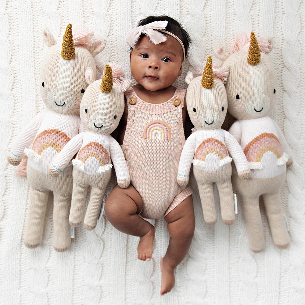 Cuddle And Kind Zara The Unicorn Knit Handcrafted Little Doll 3 Cuddle And Kind Zara The Unicorn Knit Handcrafted Little Doll